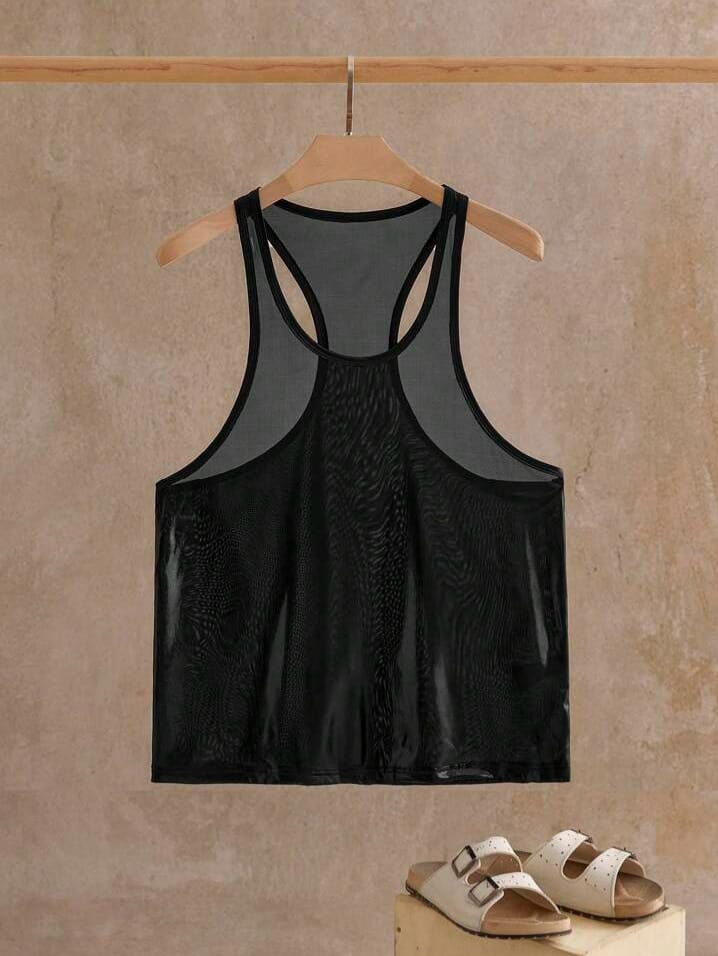 SWAVVY Men's casual sleeveless tank top